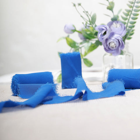 2 pcs 1.5 in x 6 yards Chiffon Ribbon Rolls