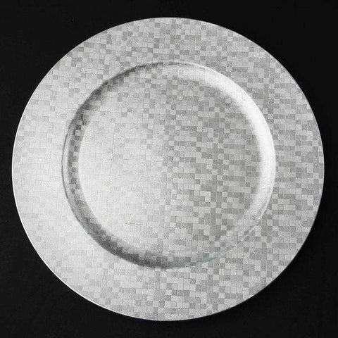 6 pcs 13" Round Charger Plates Mosaic Wedding Table Decorations