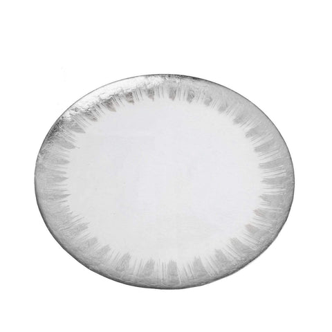 8 pcs 13" Round Glass Charger Plates