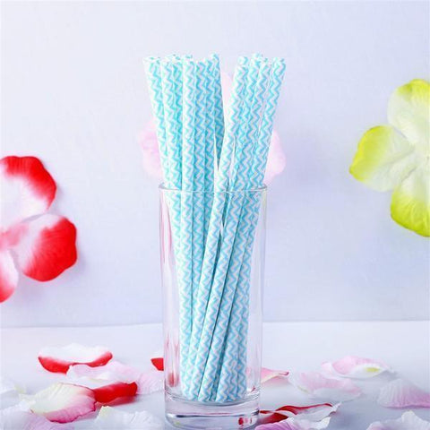 Chevron Party Paper Straws