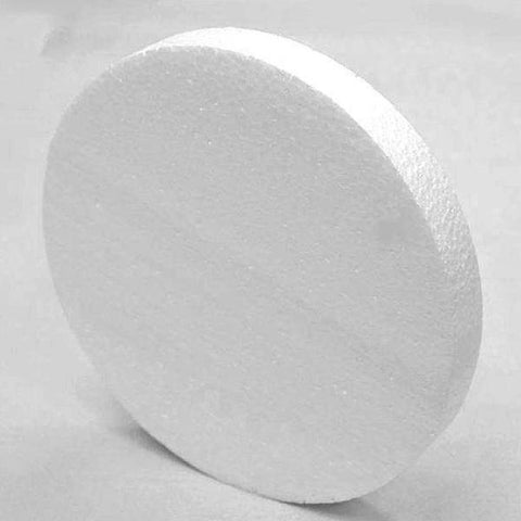 8" White Foam Discs