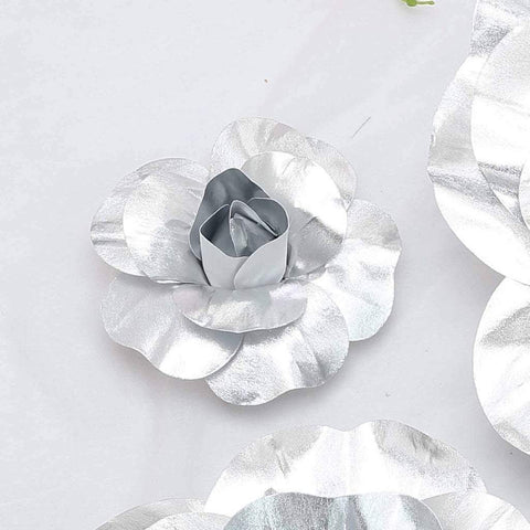 6 8" wide Foam Large Roses for Flower Walls