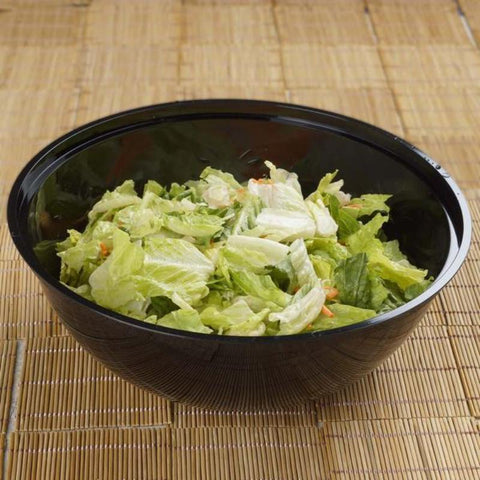 4 pcs 12" wide 4 qt Disposable Round Plastic Serving Bowls