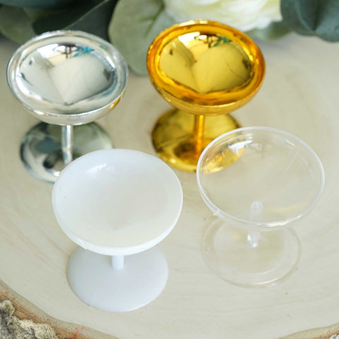 2 in Mini Champagne Dessert Cups Favor Holders