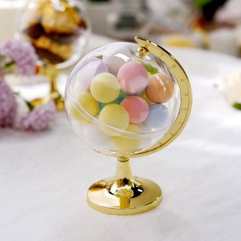 Clear with Metallic Design Mini Favor Holders