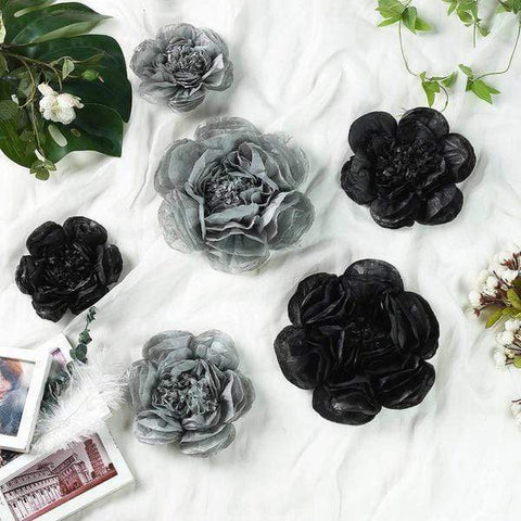 6 pcs 12 16 20 inches Paper Peony Flowers