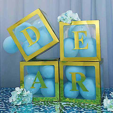2 12 in Transparent Balloon Boxes Party Decorations