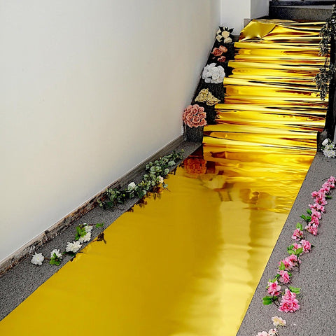65 feet Mirrored Plastic Aisle Runner