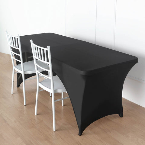 8 feet Fitted Spandex Tablecloth Open Back Rectangle Table Cover