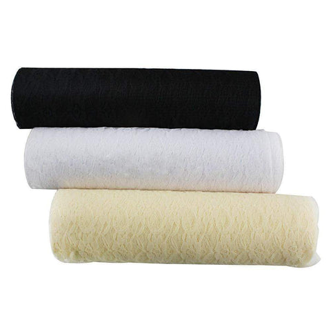 5.5 inch x 10 yards Lace Tulle Fabric Bolt