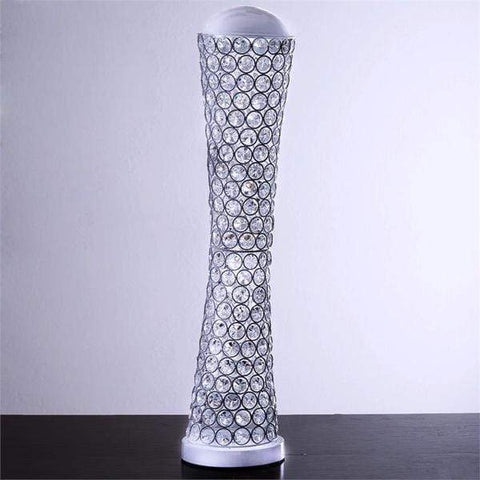24" tall Faux Crystals Wedding Vase
