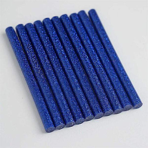  Royal Blue Glittered DIY Crafts Hot Melt Glue Sticks Funky colors and glamorous gli
