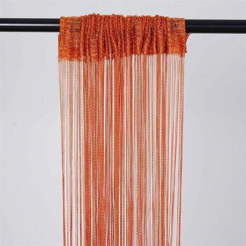 3 feet x 8 feet Coral Silk Tassels Fringe