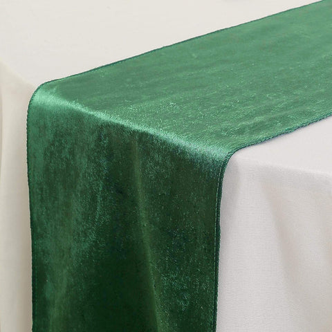 12x107 in Premium Velvet Table Runner Party Decorations