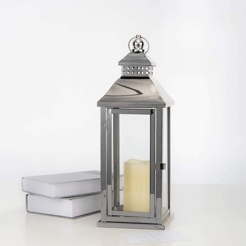 19.5 in tall Metal Lantern Candle Holder Centerpieces