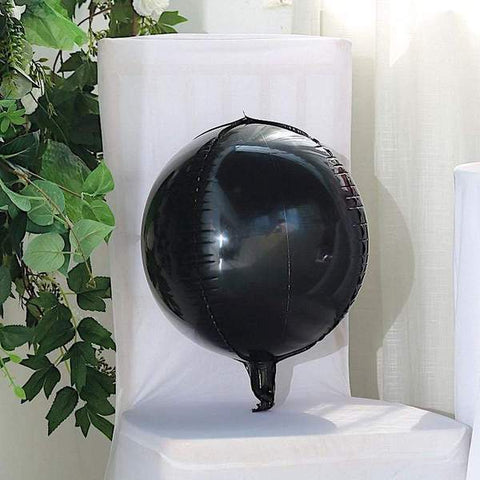 2 pcs 12 in wide 4D Oval Mylar Foil Balloons