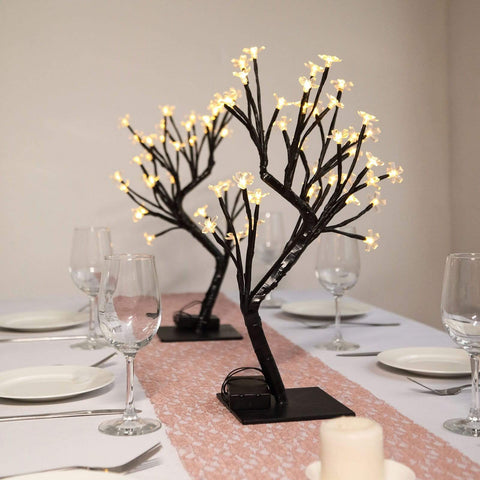 2 pcs 18" tall Blossom Trees with 72 LED Lights