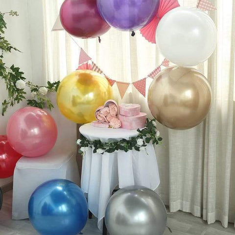 2 pcs 18 in wide Round Vinyl Balloons