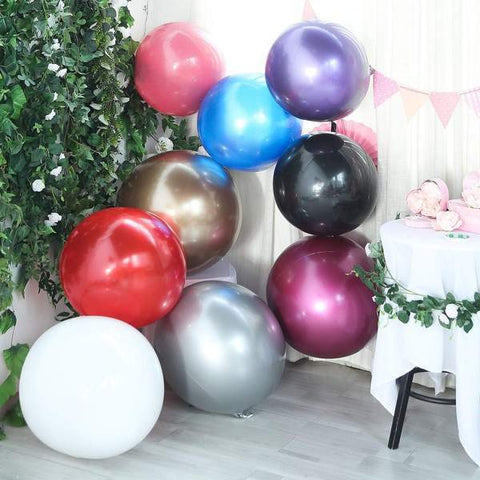 2 pcs 30 in wide Large Round Vinyl Balloons