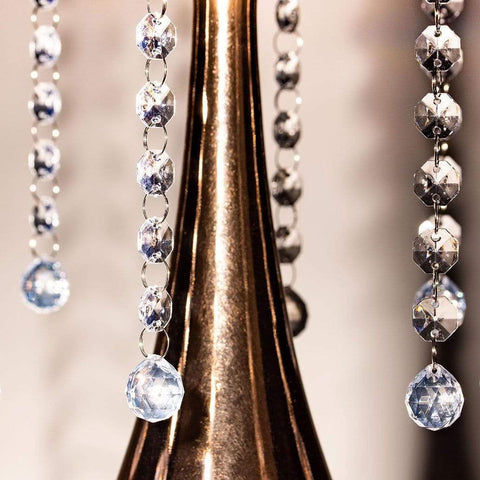 Crystal Garlands for Centerpieces