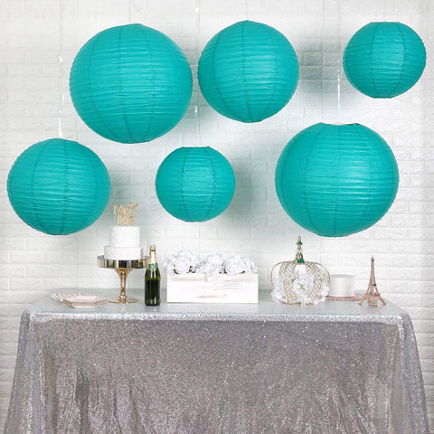 8 pcs Assorted Sizes Hanging Paper Lanterns