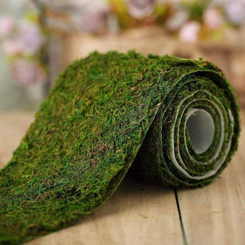 Green Natural Moss Ribbon Roll Party Crafts Supplies