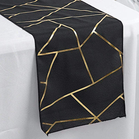 12x108 in Geometric Polyester Table Runner Party Decorations