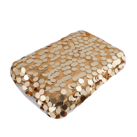 54 in x 4 yards Payette Sequins on Mesh Fabric Roll