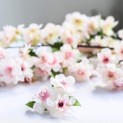 4 pcs 40" tall Silk Cherry Blossom Branches