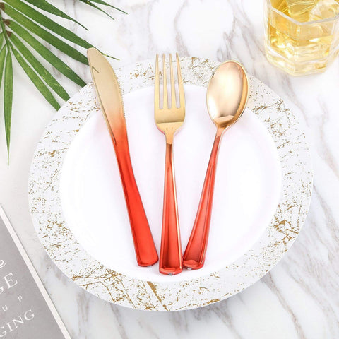 Disposable Plastic Party Spoons Forks and Knives