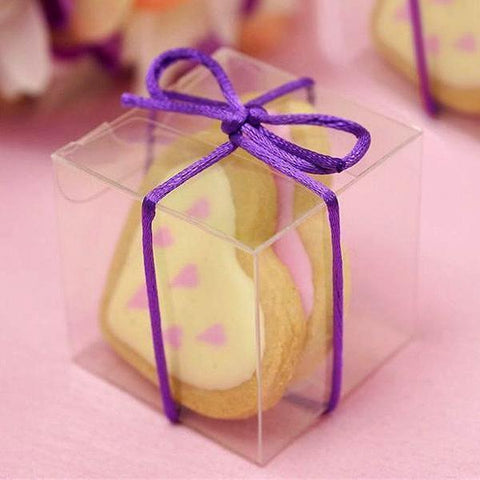 2 x 2 in. Clear Wedding Favor Boxes