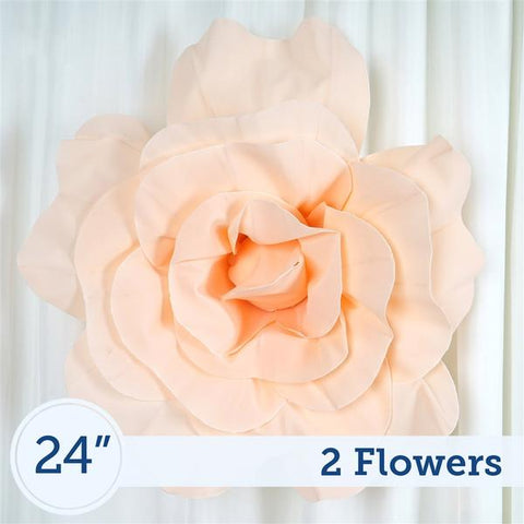 24 in wide Artificial Giant Roses Flowers