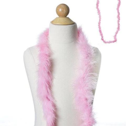 6 feet Pink Ostrich Feathers Boa