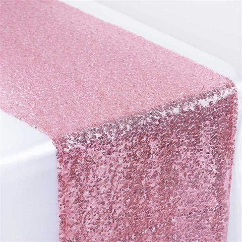 Pink Sequin Table Runner