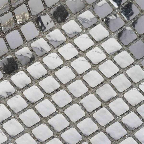 35 inch x 10 yards Silver Shiny Mirror Foil on Tulle Fabric Bolt