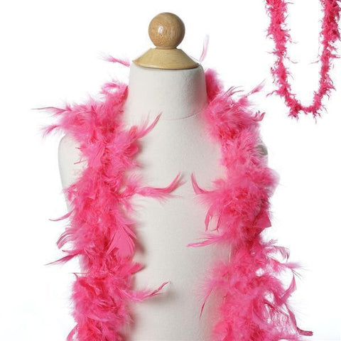 6 feet Hot Pink Feathers Boa