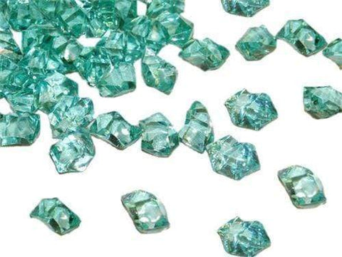 Turquoise 300 pcs Acrylic Crystal Ice