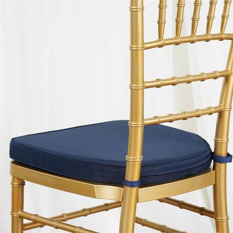 avy Blue Chiavari Chair Cushion
