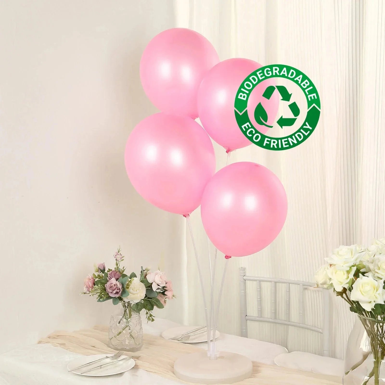 50 Round 12 in Biodegradable Party Balloons