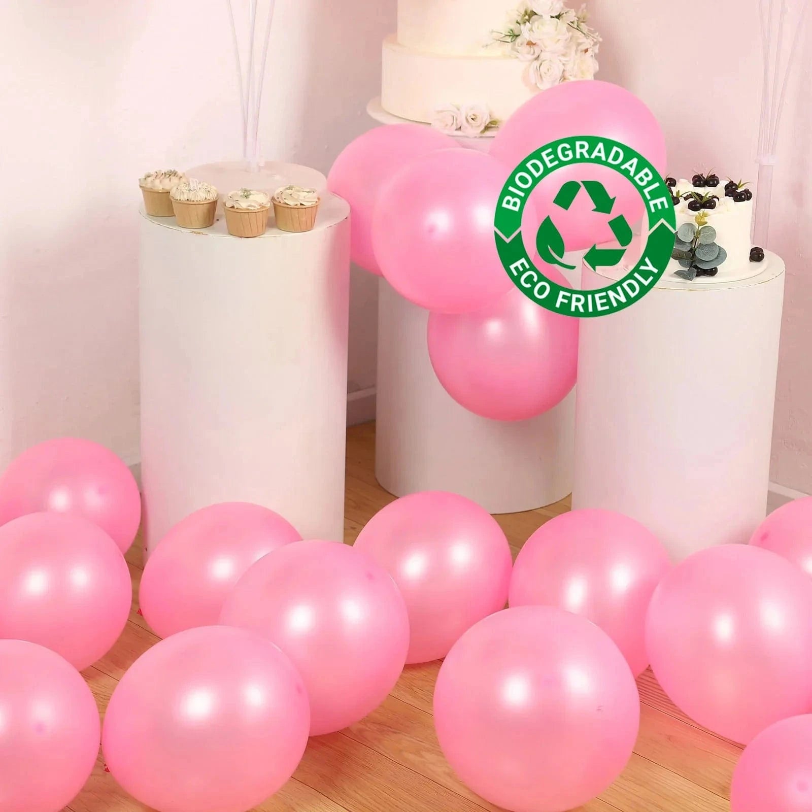 50 Round 12 in Biodegradable Party Balloons