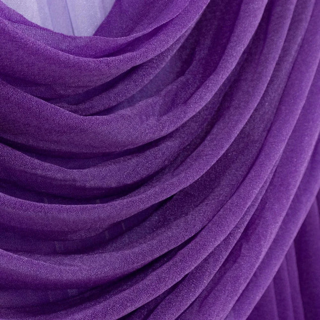 4 ft x 6 ft Sheer Chiffon Valance Curtain Backdrop Drapery Panel