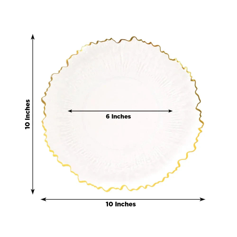 20 pcs 10 in wide Disposable Plastic Plates with Reef Design