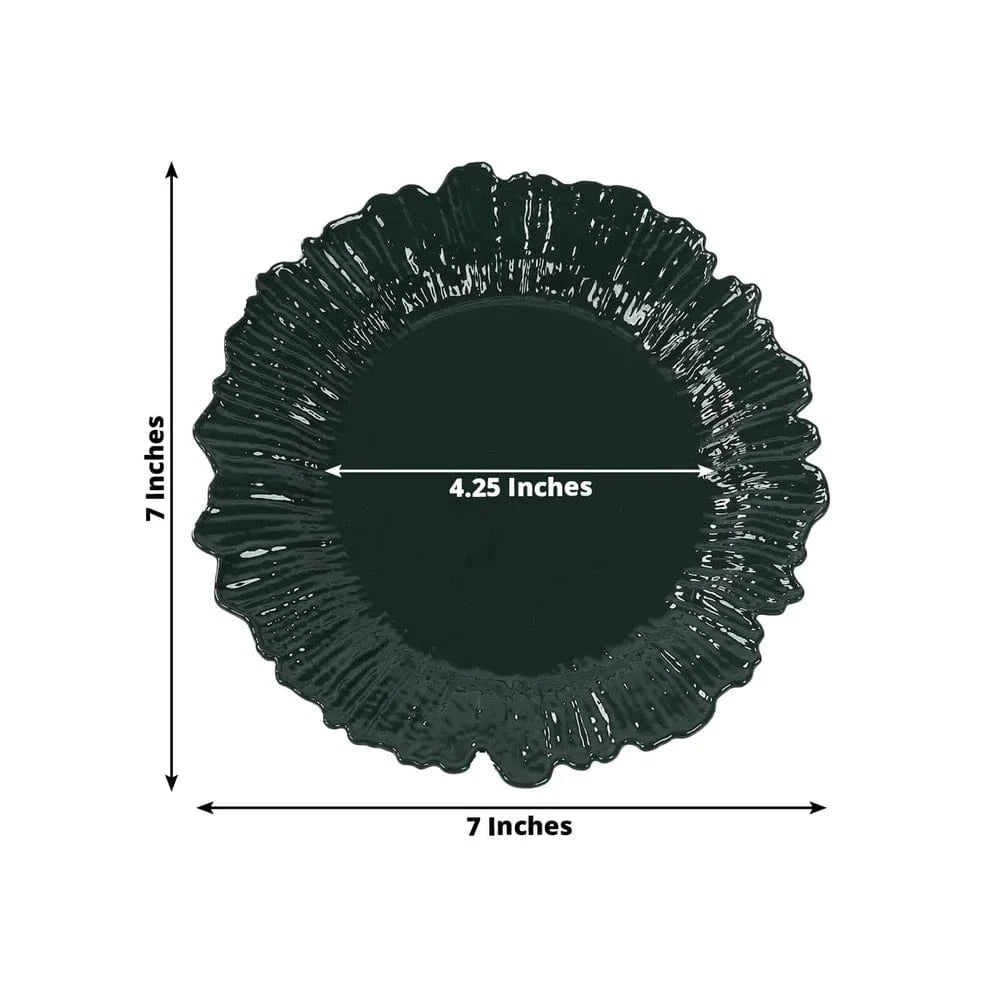 20 pcs 7 in wide Disposable Plastic Plates with Reef Design