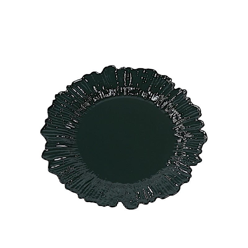 20 pcs 7 in wide Disposable Plastic Plates with Reef Design