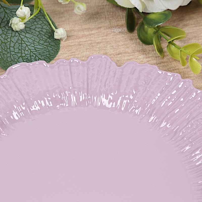 20 pcs 7 in wide Disposable Plastic Plates with Reef Design