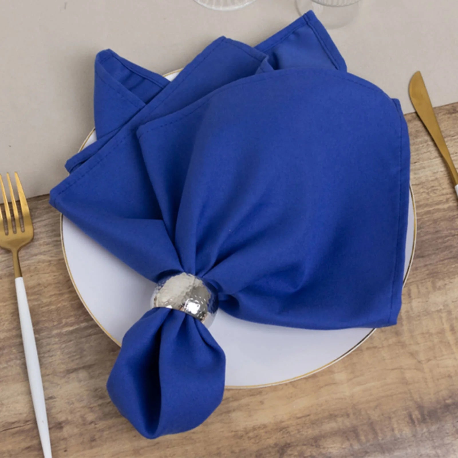 5 Cotton Blend 20x20 in Square Dinner Table Napkins