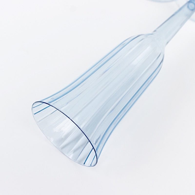 12 pcs 6 oz Disposable Plastic Party Champagne Flutes