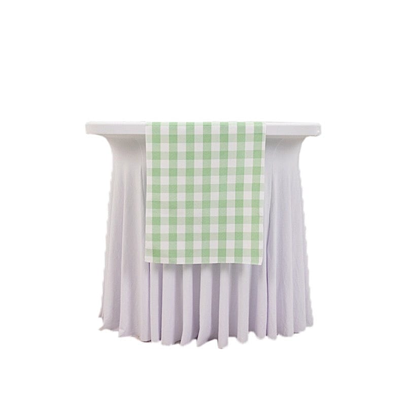 Gingham Checkered Table Runner