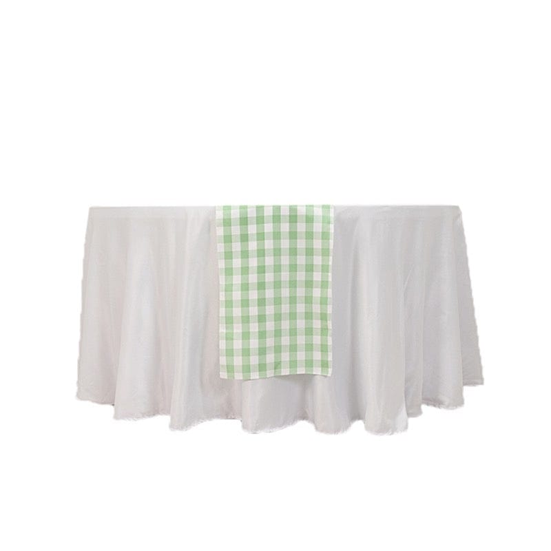 Gingham Checkered Table Runner