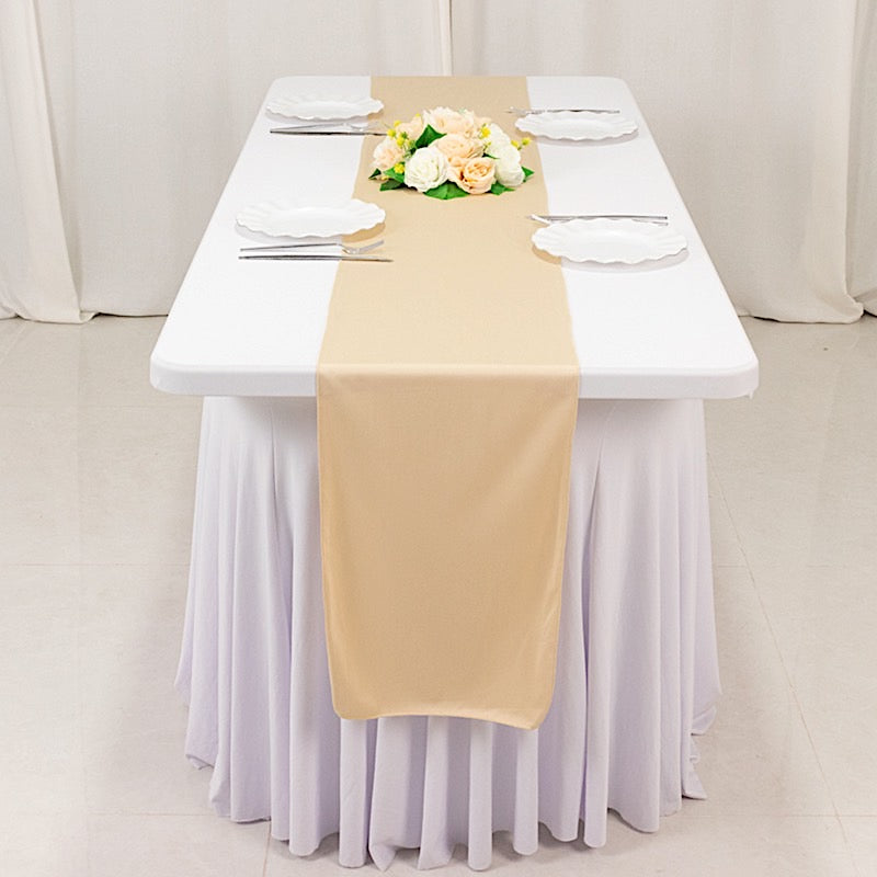 12x108 in Premium Scuba Polyester Table Runner